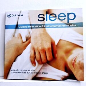 Gaiam Sleep CD Dr. James Rouse Guided Relaxation Instrumental Harmonies 140-6003